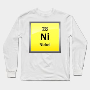 Nickel Element Symbol - Periodic Table Long Sleeve T-Shirt